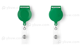 Green Retractable Badge Reel Style A