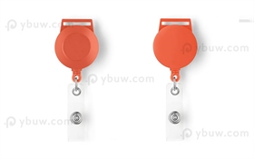 Orange Retractable Badge Reel Style A