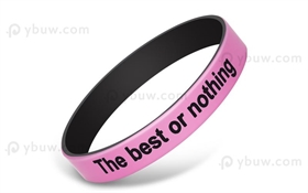 Pink Duel Layer Wristband-DLW12ASO