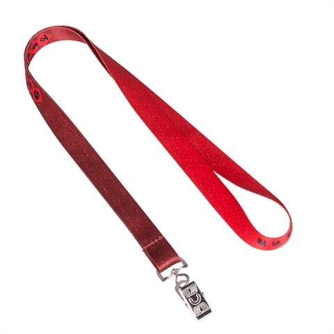 5/8"(15mm) Spring Couplets Lanyards with Bulldog Clip-D6HX