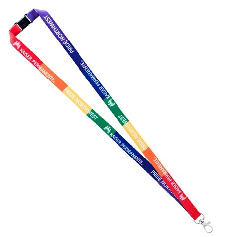 5/8"(15mm) Full Color Lanyards with Key Clip-KG4Q
